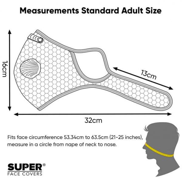 Measurements Standard Adult Size