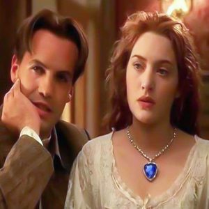 Titanic Necklace On Kate Winslet.