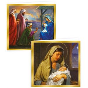 Virgin Mary And Jesus Christmas Cards.