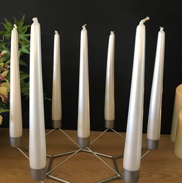Luxury Pearl White Candles