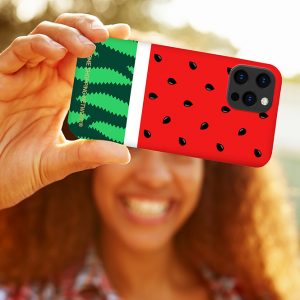 Cute Phone Case With Red Watermelon Print