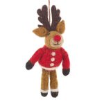 Rudolph the Red-Nosed Reindeer Felt Christmas Decoration