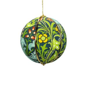 William Morris Collection Golden Lily Christmas Bauble