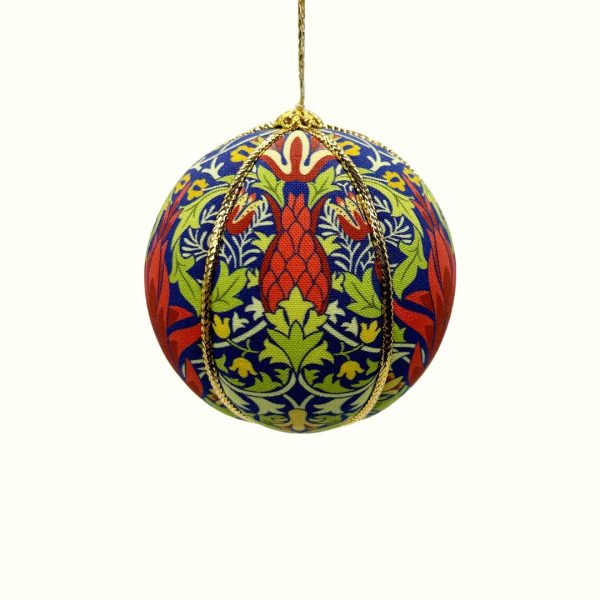 William Morris Collection® Snakeshead Christmas Bauble 8cm