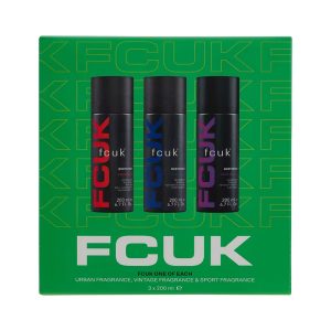 FCUK One Of Each Body Spray Trio Men's Gift Set