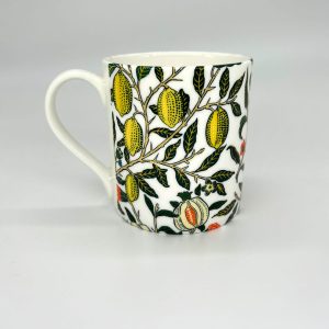 William Morris Collection® Lemon & Pomegranate Mug, Fine Bone China, 300ml
