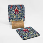William Morris Collection® Snakeshead Coasters Set of 4
