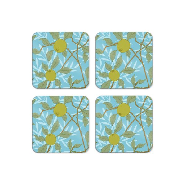 Set of 4 Apple Coasters by William Morris Collection®