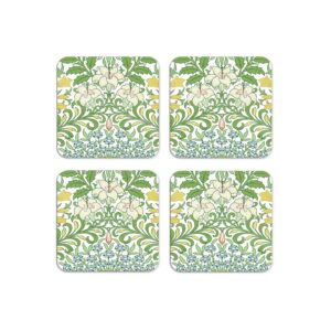 Set of 4 Floral Coasters - Garden Design by William Morris Collection®