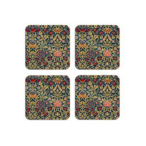 Violet and Columbine Coasters Set of 4 by William Morris Collection®