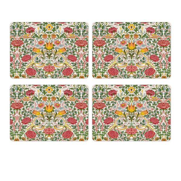 Bird & Rose Placemats Set of 4 by William Morris Collection® - Image 3