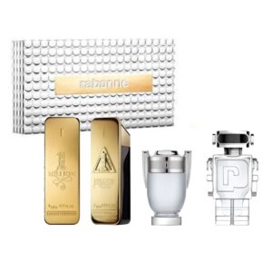 Paco Rabanne Mens Mini Gift Set x 4 Eau de Parfum